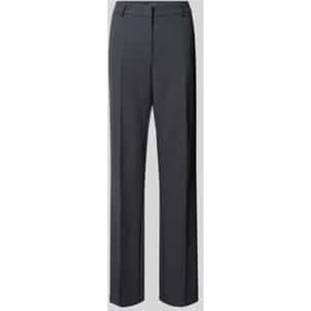 Flared cut broek met persplooien, model 'Cleona classic'