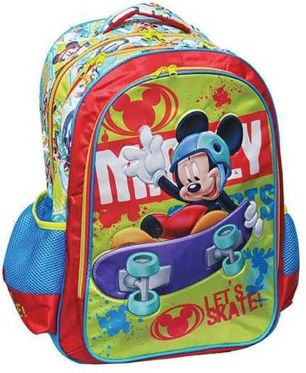 Disney - Mickey Mouse - 3D rugzak groot 41cm / Goede degelijke kwaliteit en reflecterend in het verkeer!
