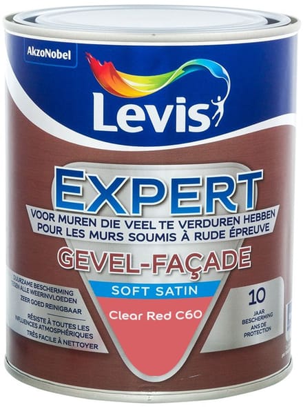 Levis - Expert Gevel Mix - Clear Red C60 - Mengverf - 1 L