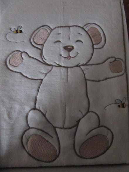 deken wieg beer ercu 75x100 plum plum babygoods