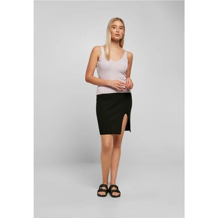 Urban Classics - Rib Knit Mouwloze top - XL - Paars