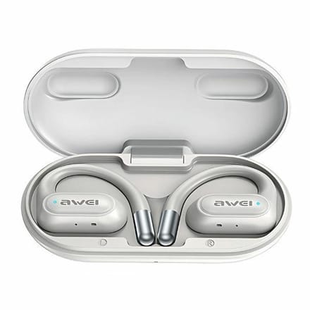Awei OWS T93 Serie - Bluetooth Draadloze Oortelefoon - Stijlvolle Witte Oortjes - Docking Station - Comfortabel Ontwerp