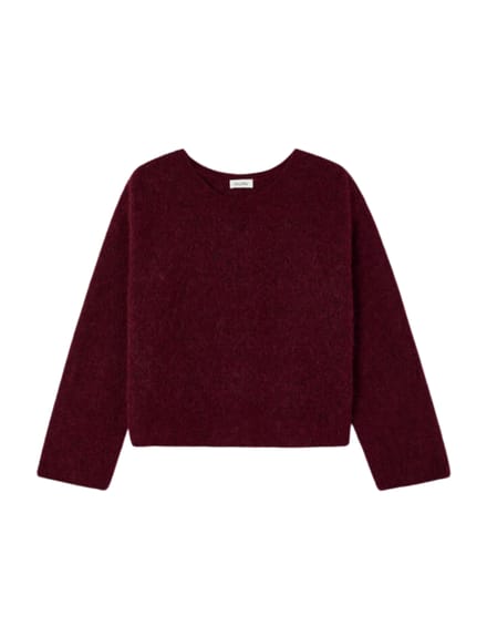 American Vintage Vitow Pullovers Bordeaux Vito18ph26