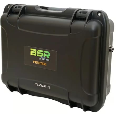 Lithium koffer plus oplader BSR Prestige lifePO4 36V/100Ah