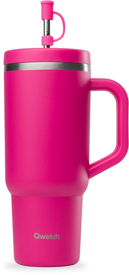Qwetch Travel Cup Geïsoleerd - Pop Magenta