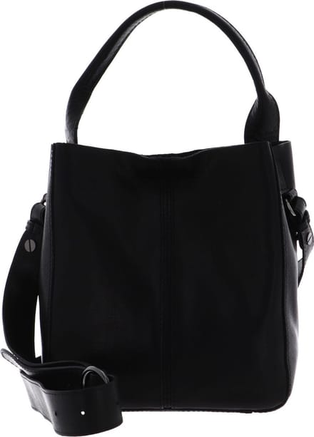 SADDLER Leren Handtas Schoudertas Elsa Mini Bag Black Zwart