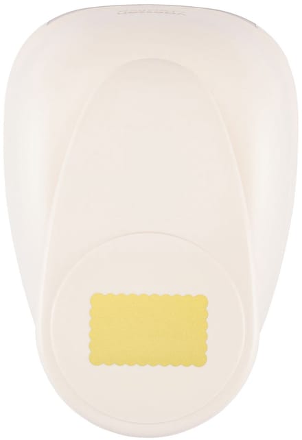 Vaessen Creative Pons - Figuurpons - Rechthoek Geschulpt - 4,1 x 6,7 cm