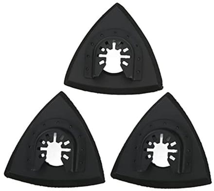 Dailygoody - Oscillerende Driehoek Schuurzool - Multi-Tool Delta Schuurschijf - Quick Release Set - Geschikt voor Schuren - 3 Stuks