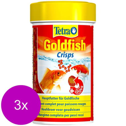 Tetra Visvoer Goldfish Crisps - Vissenvoer - 3 x 100 ml