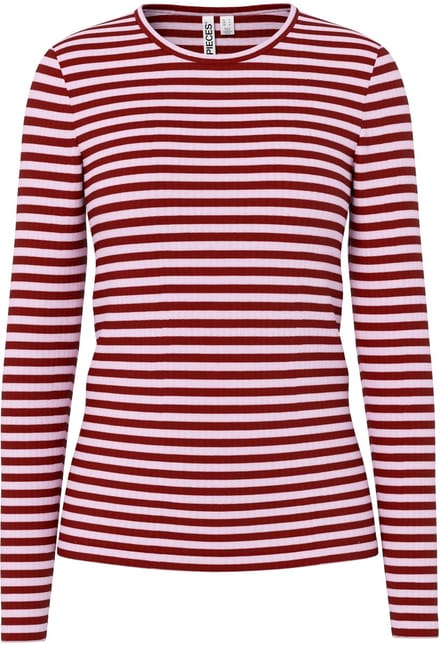 PIECES - PCLAYA LS TOP JRS NOOS - Dames - Blouses