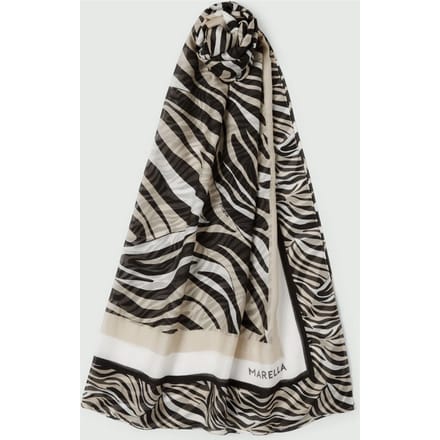 sjaal gemengd zijde vrouw beige