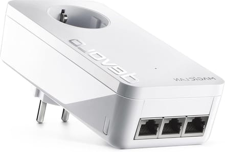 Powerline Adapter - Thuisnetwerk Uitbreiding - Internet Stabiliseren - G.hn Technologie - 3 Gigabit LAN - Wit