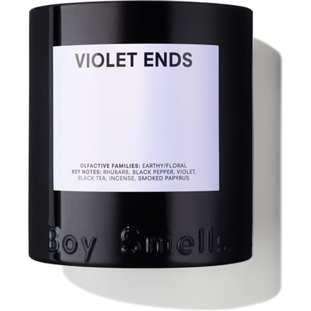 Boy Smells Violet Ends Standard Candle