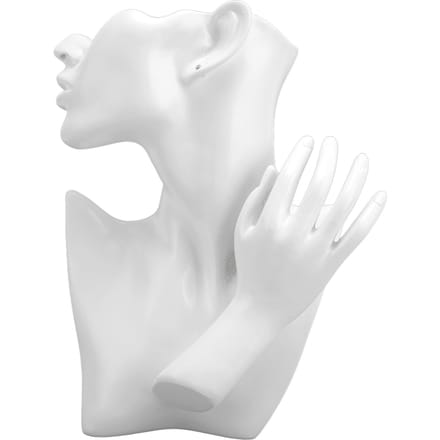 Mannequin Hand Sieradenhouder Armbanden Ringen Oorbellen Kettingen Displaystandaard Witte Hars white