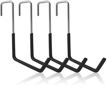 Cosensi - Dailygoods - Set van 4 Robuuste Fietshaken voor Garage en Tuin
