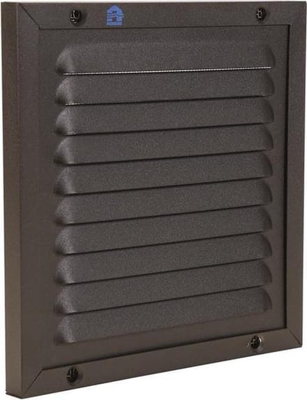 Rooster ALU 150mm X 150mm + gaas RAL 9005 STR