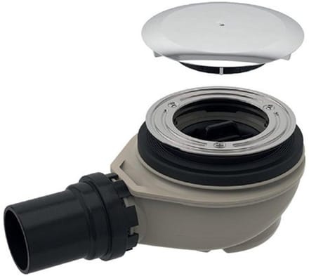 Geberit Douchebakafvoer Pp - met Deksel - 40 Mm - verchroomd chroom