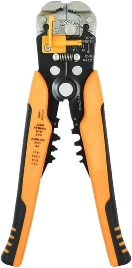 Draadstripper - Krimptang - Kabels Aansluiten - Geïntegreerd Gereedschap - 1.0 Gram - Zwart