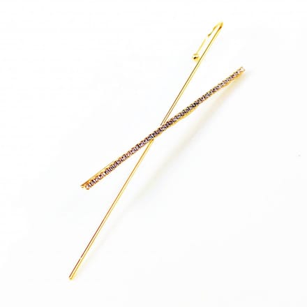 Dottilove So Cool Strass Dames Haakoorbel - 14K Verguld + Cadeauzakje