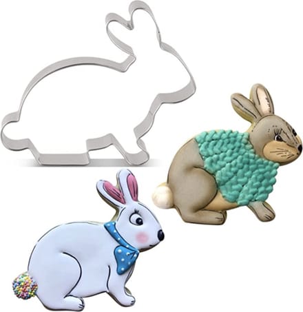 Winkrs | Uitsteekvorm Konijn | Cookie Cutter, bakvorm, paashaas, pasen | 8,5 cm