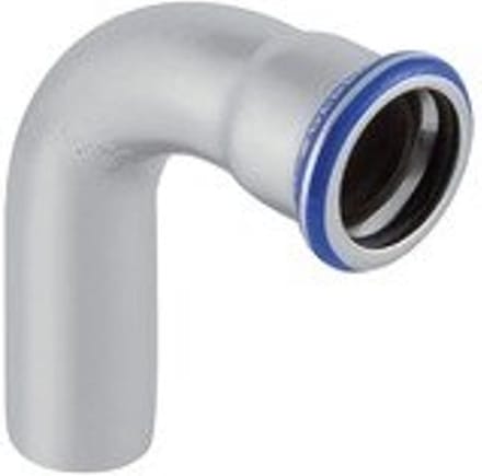 Geberit Mapress rvs inschuifbocht 90° RVS 316 spie-sok 42mm