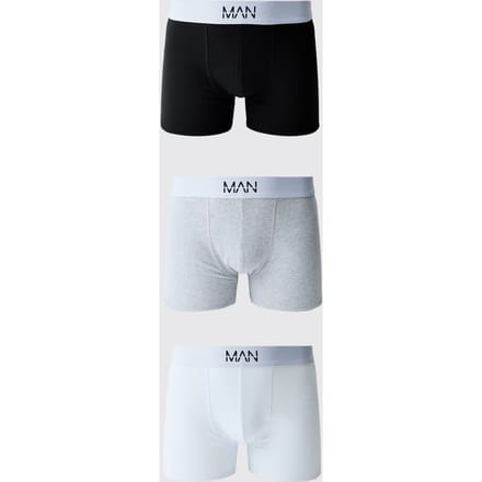 3-pack Multi Men's Boxershorts | Black | Size Small