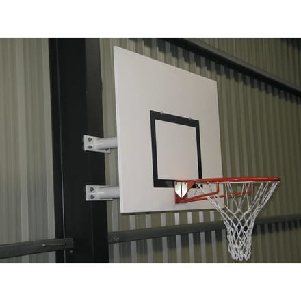 Vaste rechthoekige muur basketbalnet met vaste hoogte Sporti