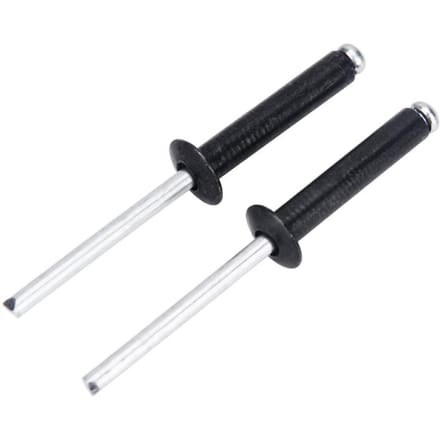 Duurzame Kajak Vervangingsset Set met Nylon Padogen & Drievoudige Klinknagels & Schroefmoeren black