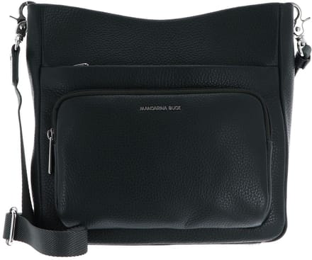 MANDARINA DUCK Leren schoudertas Mellow Leather Crossover Bag Pine Green donkergroen