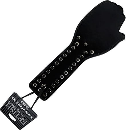 Fetish fantasy - leren Spank Me paddle - lengte 28,4 cm