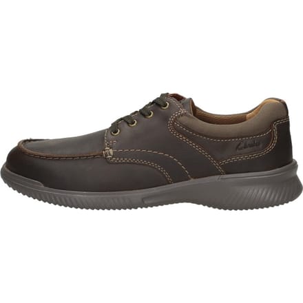 Clarks Donaway Edge Veterschoenen Laag - donkerbruin - Maat 40