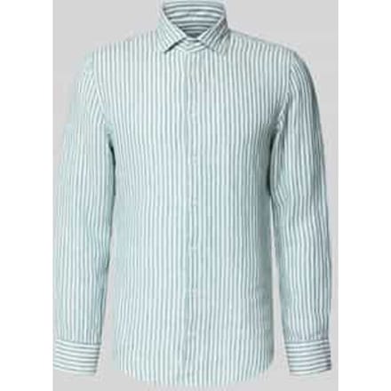 slim fit zakelijk hemd met kentkraag
