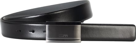 HUGO leren heren riem - zwart