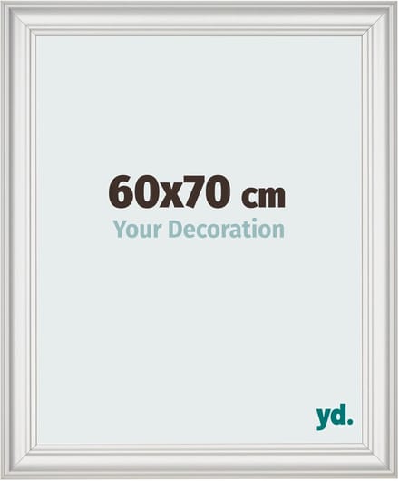 Your Decoration - Fotolijst 60x70 cm - MDF - Wit Geveegd - Lazio