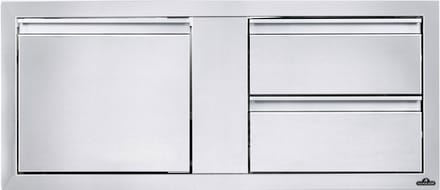 Napoleon grills - Inbouw deur en 2 lade com 115x50cm