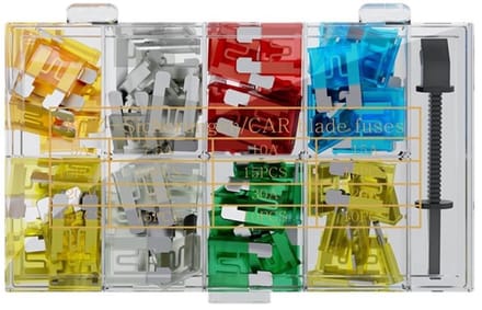 Autozekering Assortiment - 100 stuks - Met Zekeringen Puller