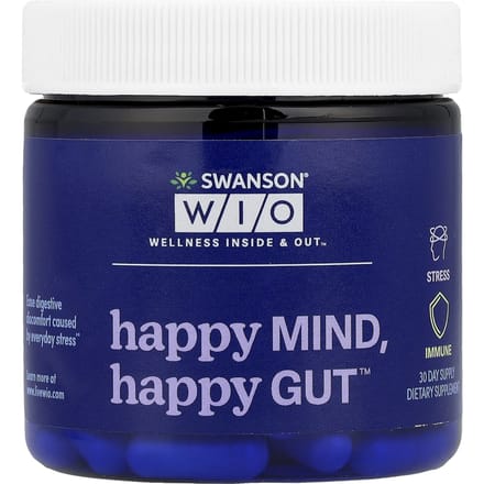 Happy Mind, Happy Gut™, 30 vegetarische capsules