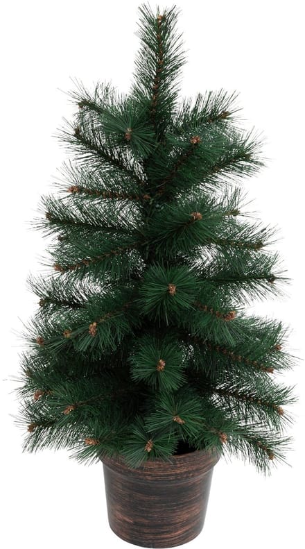 Fééric Lights and Christmas Windy Peak Kerstboom - Ø35xH70cm - Kerstdecoratie - Groen