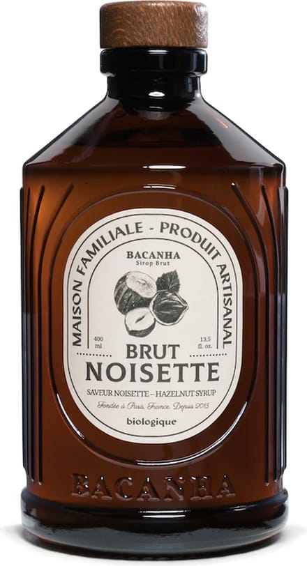 BACANHA - Organic Syrup - BIO - 400ml - Noisette (HAZELNOOT)