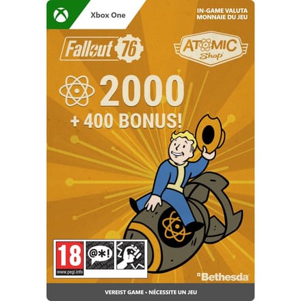 2000 Atoms (+400 extra) - Fallout 76