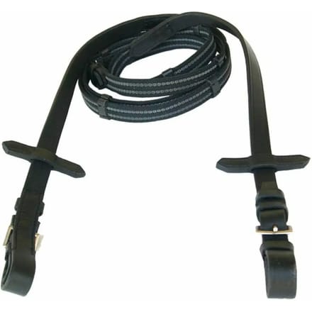Teugels voor paarden van slipvast, met rubber bekleed canvas Tattini