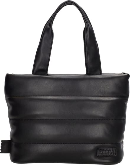 Zebra Evie Medium Hand & Crossbody Schoudertas - Zwart