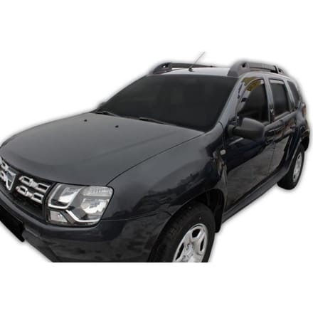 Wind deflectors - SCOUTT - Dacia Duster 2010-2017 - Gerookt - Versterkt acryl - Eenvoudige installatie
