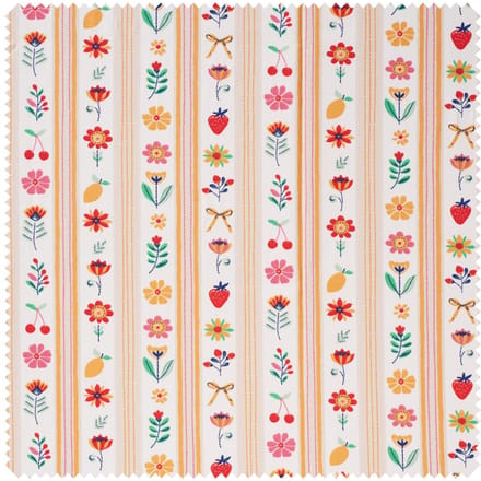 Katoenen stof "Summer Ribbon"