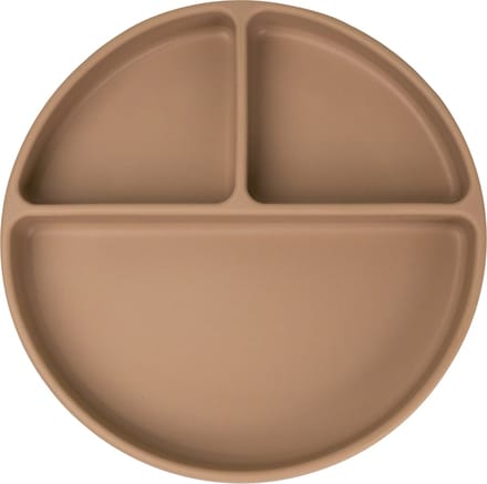 JU&MP Bord Zuignap - Baby - Kinderservies - Kinderbord - Onbreekbaar - Bruin