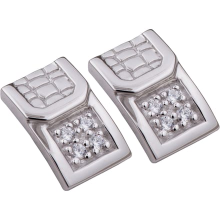 Orphelia Dames 925 Sterling Zilveren Stud Oorbellen - Zilver ZO-5902