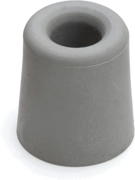 Deurstopper - rubber - grijs - 2,4 x 3 cm - deurbuffer - deurstoppers