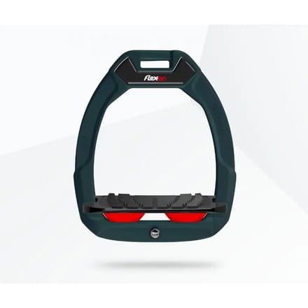 Verstelbare veiligheidssporen Groen/Zwart/Rood Flex-On Safe-On