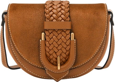 FOSSIL Schoudertas Harwell Flap Crossbody Bag Brown Bruine