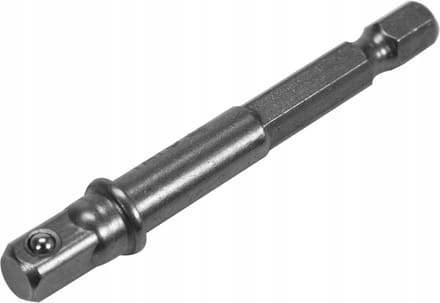 Adapter Zespolony 1/4" Hex 65mm CrV Staal Zwart